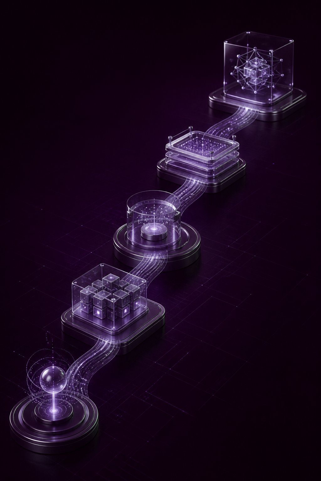 Five connected stages of an intelligent software delivery system